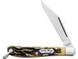 "
Schrade 12UHCP Uncle Henry Roadie 2 3/4"" Closed Clam
Schrade Uncle Henry Roadie Pocket Knife
Features:
- Blade length: 2.25""
- Closed length: 2.75""
- Blade steel: Stainless steel
- Handle color: Brown
- Blade color: Silver
- Handle: Staglon
- Point: