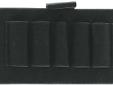 Elastic sleeve slips over stock or rifle. Sewn-on elastic loops keep ammo in place. Rifle model holds 9 cartridges, shotgun model holds 5 shells.
Manufacturer: Uncle Mike'S
Model: 8849-1
Condition: New
Price: $6.82
Availability: In Stock
Source: