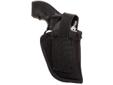 Versatile pistol holster with magazine pouch, belt loop and removable belt clip. Fully ambidextrous holster with belt loops on both sides, plus a removable belt clip for use on an inside-pant holster. Integral magazine pouch on forward edge of holster