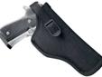 Barrel Length: 3"Description: Size 0Finish/Color: BlackFit: Small RevolverFrame/Material: CorduraHand: Left HandModel: HipType: Holster
Manufacturer: Uncle Mike'S
Model: 8100-2
Condition: New
Price: $11.50
Availability: In Stock
Source: