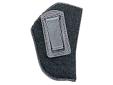 Open style inside-the-pant holster- Unique, ultra-thin four-layer laminate no thicker than conventional suede leather holsters.- Internal moisture barrier will not transmit perspiration to firearm.- Smooth nylon lining for easy draw.- Suede-like exterior