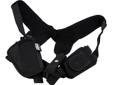 Horizontal carry for a fast draw and lightweight comfort. Holster body made of a tough grade of smooth nylon to avoid chafing under arm. Harness adjusts vertically on all four straps; also adjusts horizontally between yokes. Elastic onside and offside