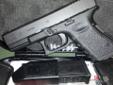 For sale unfired Glock 23, GEN 3, 40 S&W, with Trijicon night sites, original box and the accessories, three 13 round magazines, $640.00.
This is a private sale so there is no tax. The pistol is for sale, so no trade offers are requested or needed, I?m