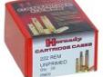 "
Hornady 8600 Unprimed Brass by Hornady 222 Remington (Per 50)
Case 222 Rem Hornady Unprimed/50
Features:
- Tight Wall Concentricity
Concentricity helps to ensure proper bullet seating in both the case and the chamber of your firearm. Higher