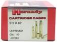 Hornady 87263 Unprimed Brass by Hornady 9.3x62 (Per 50)
Hornady Umprimed Brass
- Properly annealed for strength and hardness so you can reload again and again
- Precision drawn premium brass yields uniform concentricity and repeatable accuracy
- Each case