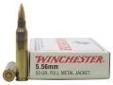 "
Winchester Ammo Q3131A USA 5.56MM (223) 55Gr. FMJ/20
This ammunition is the ideal choice for training-or extended sessions at the range or in the field.
Caliber: 5.56mm
Bullet Weight: 55 Grains
Bullet Type: Full Metal Jacket
Test Barrel Length: 20""
