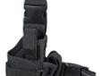Left Handed Holster ? Universal Design for Most Medium to Large Frame Pistols ? Double Thumb Break Security System Guarantees Full Control of Your Weapon ? Deluxe Non-slip Holster Pad, and Non-slip, Fully Adjustable and Removable Leg Strap - For Maximum