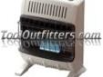 "
Mr. Heater, Inc. F255321 MRHF255321 Vent Free 10,000 BTU Blue Flame, Nat. Gas Heater
Features and Benefits:
CSA Certified
Oxygen depletion sensor for safety indoors
Can be wall mounted or stand on floor
Blue flame burner for even, convection heat.
NOTE: