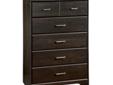 Versa 5 Drawer Chest - Ebony Best Deals !
Versa 5 Drawer Chest - Ebony
Â Best Deals !
Product Details :
Add a touch of modern style to your bedroom with the ebony 5-drawer chest from Versa. It is part of the Versa bedroom set but it also looks great on its
