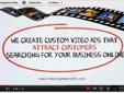 Give your business a custom video youtube commercial!!! We design custom videos for small and medium sized businesses to display their commercials on youtube and any other video search engine. Video Commercials will help advertise their company within the