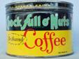 1 lb Chock Full o' Nuts coffee can, it has been opened and is empty, The graphics are very nice and has the original lid. Probably dates from the 1950's. $25
If you're a tin collector, it's worth the drive to Castle Rock to come check out our selection!
