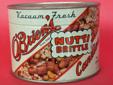 This is a rare vintage tin can of O'Brien's Nutti Brittle. It's unopend with the key still attached! Nice graphics. 10 oz. size. $20
If you're a tin collector, it's worth the drive to Castle Rock to come check out our selection! We have one of the largest