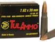 The Tula 762X39 122GR HP 20/1000 usually ships same day for a low price of $9.76.
Manufacturer: Tula Ammunition
Price: $9.7600
Availability: In Stock
Source: http://www.code3tactical.com/tula-762x39-122gr-hp-20-1000.aspx