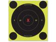 Shoot-N-C Self-Adhesive 6" Round X-Bull's-Eye TargetsA specific "B8" target design used for 25 yard timed and rapid fire events. This 6" target is common for police/military qualifying courses. The "X" aiming point is inherent in the target design and is