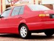 Mikan Motors
1997 Volkswagen Jetta GLS Pre-Owned
Call for Price
CALL - 877-248-0880
(VEHICLE PRICE DOES NOT INCLUDE TAX, TITLE AND LICENSE)
Model
Jetta
Exterior Color
Tornado Red
Stock No
H2110A
Year
1997
Trim
GLS
Condition
Used
Mileage
52735
Body type