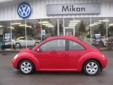 Mikan Motors
2006 Volkswagen New Beetle Coupe Pre-Owned
Call for Price
CALL - 877-248-0880
(VEHICLE PRICE DOES NOT INCLUDE TAX, TITLE AND LICENSE)
Interior Color
Black/Cream
Model
New Beetle Coupe
Body type
2dr Car
Transmission
Manual
Mileage
66971