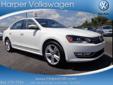 2013 Volkswagen Passat SEL $26,900
Harper Volkswagen
9901 Kingston Pike
Knoxville, TN 37922
(865)692-0393
Retail Price: $28,000
OUR PRICE: $26,900
Stock: 11358P
VIN: 1VWCM7A34DC147748
Body Style: 4 Dr Sedan
Mileage: 9,218
Engine: 6 Cyl. 3.6L
Transmission: