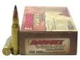 "
Barnes Bullets 21540 VOR-TX 308 Winchester Per 20 TTSX-BT, 150gr
Barnes Ammunition
- Caliber: .308 Winchester
- Grain: 150
- Bullet: Tipped TSX Boattail
- Per 20
- Muzzle Velocity (fps): 2820"Price: $36.39
Source: