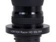 The wide -angle nature of the Razor 30x eyepiece reveals a field of view that is wider than what you would see at 30x through the 20-60x zoom eyepiece. The fixed-power design also provides slightly better resolution than the zoom eyepiece.
Optical