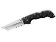 "
Cold Steel 29TMTH Voyager Knife Medium Tanto Point, Half Serrated
Cold Steel's VoyagersÂ® are, ounce for ounce, far stronger than 99.9% of Cold Steel's competitor's folders. And this is a fact, not an idle boast. Each knife features precision made parts