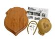 Traditional style skull & antler mounting kit. Deluxe Antler Display Kit includes everything needed for creating an antler display on a 9 x 12" solid Cherry Crest Plaque with satin lacquer finish.Product Dimension: 12.00" x 9.00" x 0.75"Made in USAKit