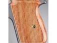 "
Hogue 02711 Walther PPK Grips Tulipwood, Checkered
Hogue Fancy Hardwood grips are some of the finest grips available. They are precision inletted on modern computerized machinery, then hand finished on actual factory frames to assure proper fit. Grips