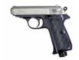 Walther PPK/S Blowback BB Air Pistol CO2 Powered - 295 fps. Enjoy the excitement of the Walther PPK, one of the worlds most famous pistols carried by a "double agent", with the PPK/S CO2 BB Air Pistol. Fire 15 steel BBs from this Walther BB Gun as fast as