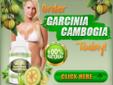 Scientists Believe They Have they Have Found A Weight Loss Cure For Every Body Type...
...100% All Natural Ingredients
All-natural Cambogia Garcinia extract
Contains 50% HCA to block fat storage
Manufactured in a GMP-certified lab
100% natural, all-vegan
