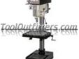 "
JET 354221 JET354221 JET J-2221VS 20"" Variable Speed Drill Press, 2 HP, 115/230V, 1 PH
Features and Benefits:
Variable spindle speeds from 300 to 2000 RPM
External #3 Morse Taper
Front mounted positive control depth stop
6" Quill travel
Massive 3"