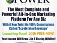 Power Lead System used by marketing pros for over a decade. Now open to the public with all the marketing tools you need along with a free lead generation and conversion system built in.