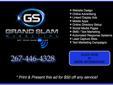 Website Design, Mobile Websites, Desktop Websites by Grand Slam Marketing
Serving: Telford, Souderton, Lansdale