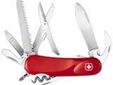 Wenger EVO S 17 Swiss Army Knife 16818
The world took notice when Wenger introduced the Genuine Swiss Army Knife. Its versatility and innovative design were unlike anything anyone had seen before. Today we're breaking new ground again with EVO. The