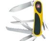 Wenger EvoGrip 18 Swiss Army Knife 16807
In 2005 Wenger created the first ergonomic Swiss Army Knife, making resourcefulness more comfortable than ever before. Now the EvoGrip expands on that advance. The four major areas of contact your hand makes when