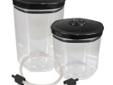 Weston Products RT Vacuum Canister Set 1.5 Qt and 2 Qt 65-0505-RT
Manufacturer: Weston Products
Model: 65-0505-RT
Condition: New
Availability: In Stock
Source: http://www.fedtacticaldirect.com/product.asp?itemid=48748