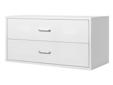 White Foremost Bookcase Best Deals !
White Foremost Bookcase
Â Best Deals !
Product Details :
Create a clean living space with this modular cube dresser. Its sturdy construction features a white veneer finish for a stylish modern accent. This simple