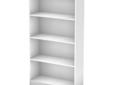 White Southshore Bookcase Best Deals !
White Southshore Bookcase
Â Best Deals !
Product Details :
Keep your books and decorative items within easy reach with a 4-shelf bookcase. Featuring two adjustable shelves, this bookcase can be configured to