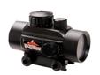 A zero power, 40mm multi-dot scope with an integrated, 7/8-inch mounting system that requires no rings. Its three illuminated dots, calibrated for 20, 30 and 40-yards, can be rendered in red or green to suit individual hunting and light conditions. The