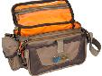 MISSION - Lighted Small Convertible Tackle Bag - Trays Not IncludedThe Wild River Mission is a highly versatile soft tackle bag with an adjustable shoulder strap that easily converts to a waist belt. The removable, clip-on LED light with a flexible neck