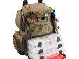 RECON - Lighted Compact Backpack - Includes 4 PT3500 TraysThe Recon is Wild River's compact tackle backpack. A smaller version of our Nomad, this backpack can easily go anywhere. It comes with an integrated LED light system that allows you to see in the