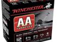 Winchester AA Target TrAAcker, 12Ga 2 3/4", 1 1/8oz #8 Shot - 25 Rounds. Since 1965, Winchester AA has been recognized as one of the finest quality target shotshells ever developed. Building on this legendary excellence, AA TrAAcker wads actually stay