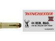 Winchester's Super-X Hollow Soft Point offers rapid controlled expansion, progressive energy deposit and proven accuracy.Symbol: X44MHSP2Caliber: 44 Remington Magnum*Bullet Weight: 240 GrainsBullet Type: Hollow Soft PointHANDGUN BALLISTICS:Test Barrel