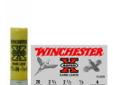 Winchester's Super-X Game Loads incorporate top quality components to deliver results-and give you the game-getting edge with reduced recoil, and denser, more consistent patterns in the field.Symbol: XU206Gauge: 20Length of Shell: 2-3/4"Powder Dram