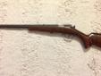 Winchester model 58 .22 Not serially numbered. That is how they were made during those years, and I do not know why. Only About 39,000 of these rifles were made from 1928 to 1931. This has the metal finish in very good comndition with some small area of