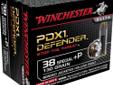 Winchester PDX1 Defender Ammunition, 38 Special +P, 130Gr JHP - 20 Rounds. When it comes to the safety of you and your family, choose the ammunition that delivers a threat stopping combination of the most innovative Winchester personal defense