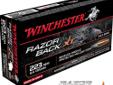 Winchester Razorback XT 223 Remington, 64Gr Hollow Point, 20 Rounds. Winchester is proud to launch the world's first wild hog-specific hunting load. With a rapidly exploding wild hog population that shows no signs of slowing down, it is no wonder why