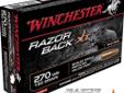 Winchester Razorback XT, 270 Winchester, 130Gr Hollow Point, 20 Rounds. Winchester is proud to launch the world's first wild hog-specific hunting load. With a rapidly exploding wild hog population that shows no signs of slowing down, it is no wonder why