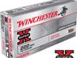 Winchester Super-X 222 Remington, 50Gr Pointed Soft Point - 20 Rounds. Today Super-X is made using precise manufacturing processes and the highest quality components to provide consistent, dependable performance that generations of shooters continue to