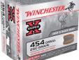 Winchester Super-X Ammunition, 454 Casull, 250Gr JHP - 20 Rounds. Super-X is made using precise manufacturing processes and the highest quality components to provide consistent, dependable performance that generations of shooters continue to rely upon.