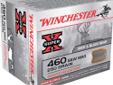 Winchester Super-X Ammunition, 460 S&W Magnum, 250Gr JHP - 20 Rounds. Super-X is made using precise manufacturing processes and the highest quality components to provide consistent, dependable performance that generations of shooters continue to rely