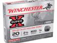 Winchester SuperX 20Ga 2.75", 3/4oz Rifled Slug, 5-Rounds. Make your hunting season more enjoyable with the hard hitting performance of Winchester Super-X slugs. Nothing performs better in shotguns with smooth bores than rifled slugs. Winchester's Super-X